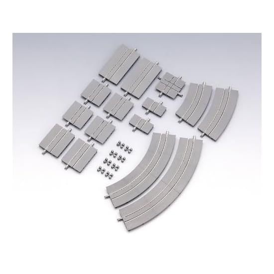 TOMYTEC TOMIX N Gauge Wide Tram Mini Rail Set Cross Set Rail Pattern MX-WT 91088 Model Train Rail Se