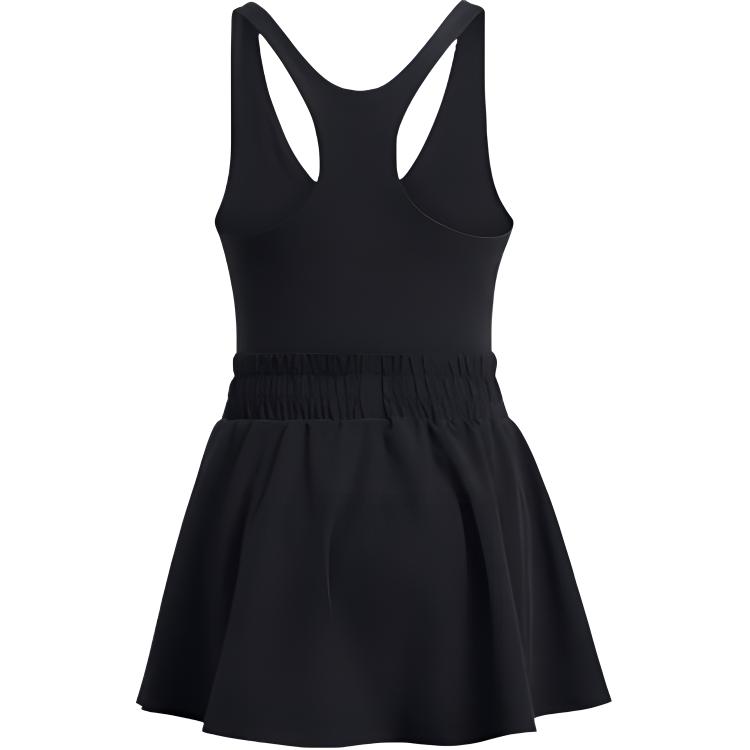 Under Armour Vanish Comfortable Solid Color Fashion Versatile Cami Dress Women dresses Black 1389187-001