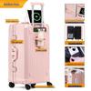 28-inch Women's Multifunctional Travel Suitcase with Charging Port and Large Capacity