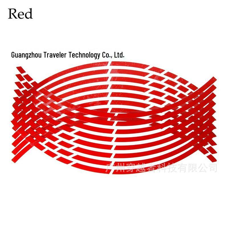 Reflective Rim Tape for 17"-18" Wheels - Suitable for Honda Kawasaki Motorcycles and Cars