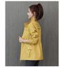 Women's Slimming Trench Coat with Stand Collar - 2024 Spring/Autumn Fashion
