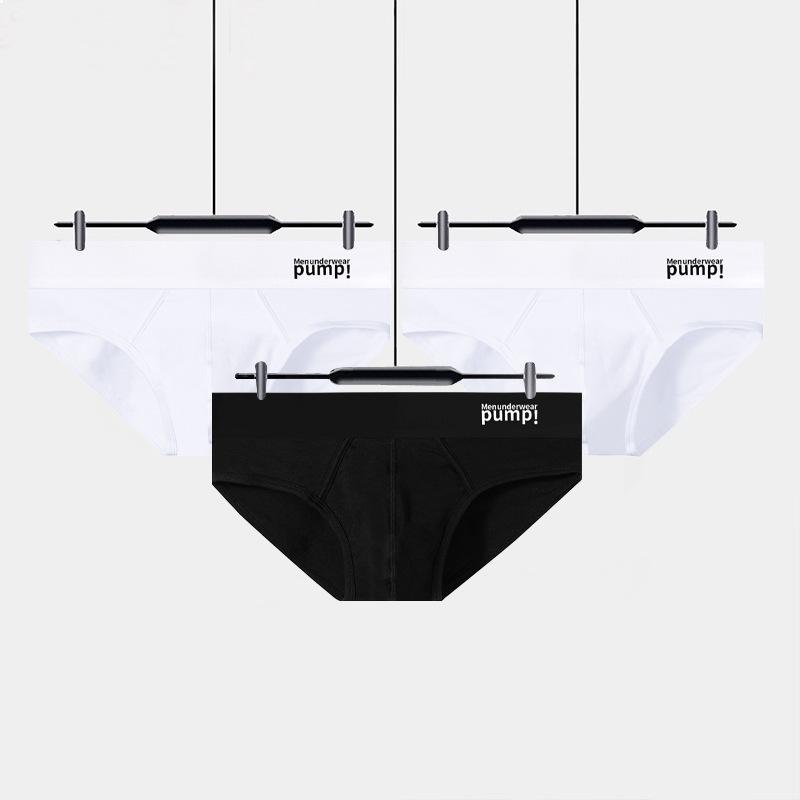 Großformat Herren Baumwolle Nahtlose Hipster Slips mit Atmungsaktiver U-Tasche, Europäischer Amerikanischer Stil