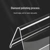 Transparent Acrylic V-Shaped Table Sign