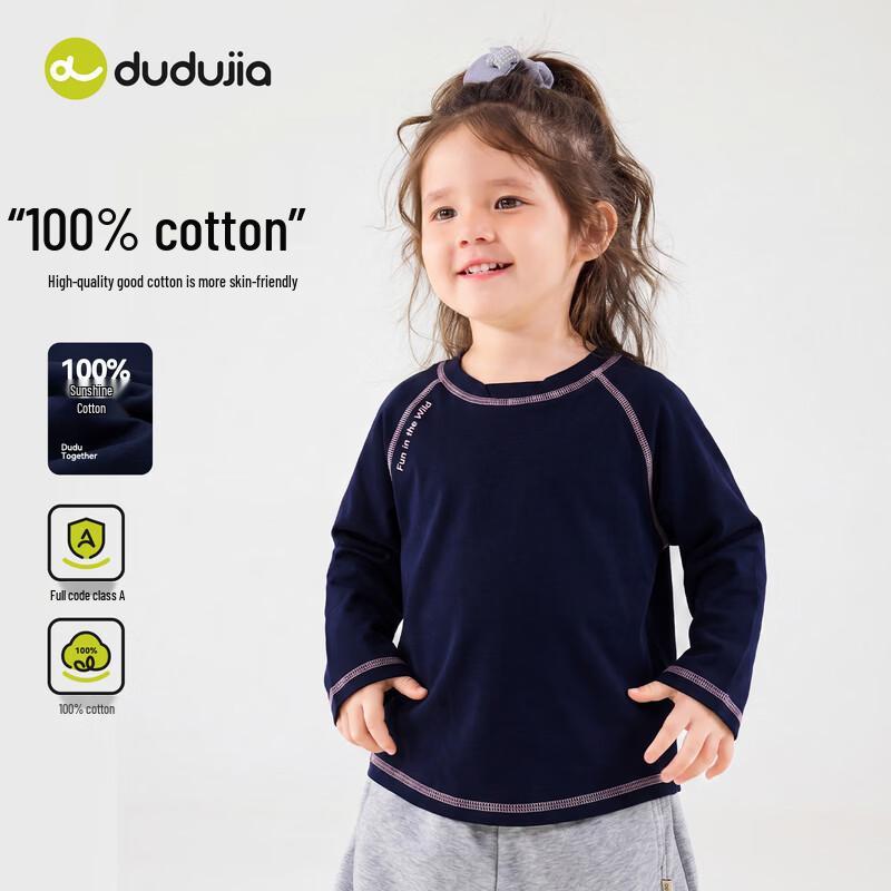 Dudu Home 100% Cotton Baby Long-Sleeve T-Shirt