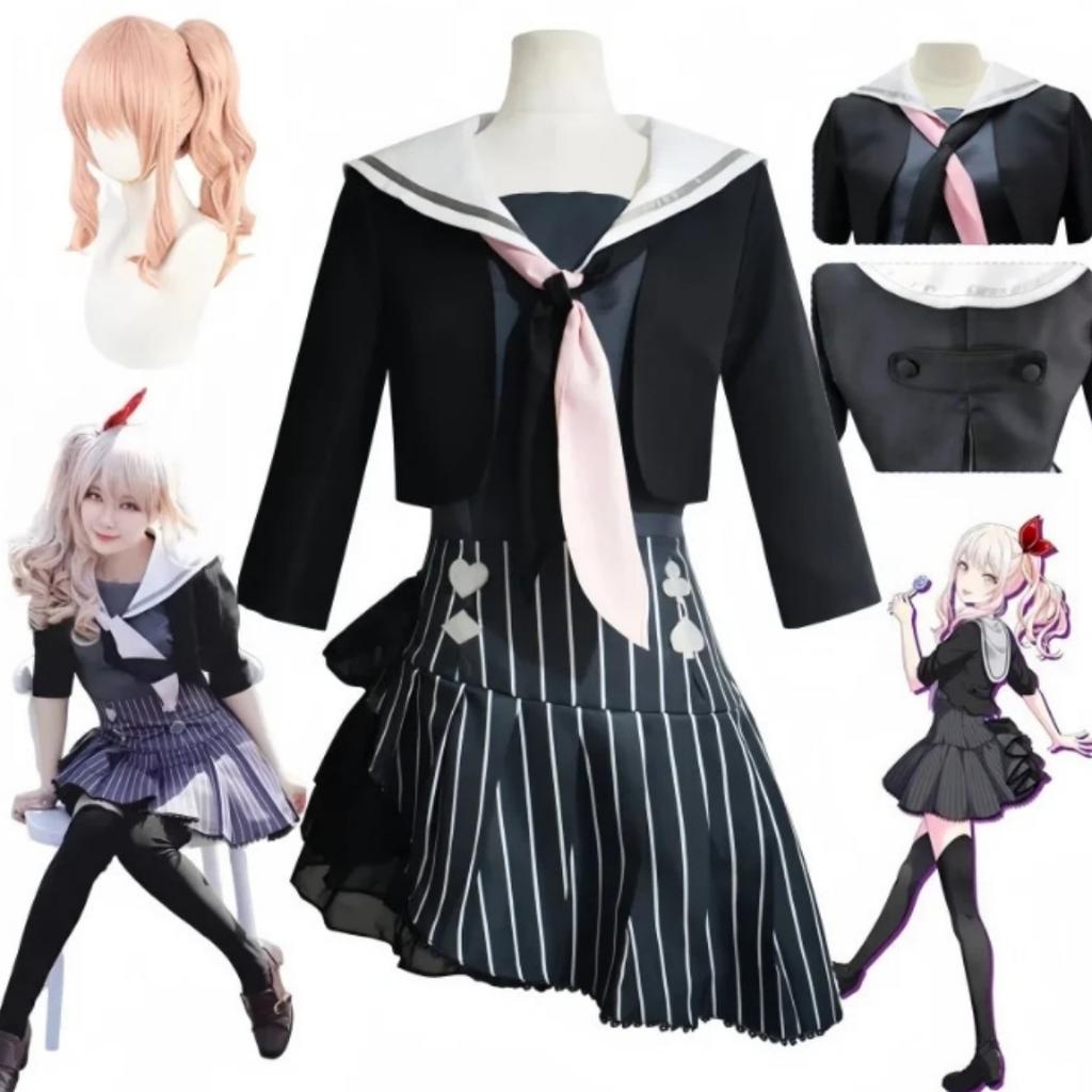 Akiyama Mizuki Cosplay Costumes, Colorful Stage Gowns, Halloween Party Costumes, Full Set