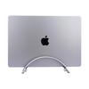 Psitek Adjustable Vertical Laptop Stand 6061 CNC Precision Anodized Fits up to Ventilated Silicone Pad - Aluminum, Machined, Finish, 17" Laptops,