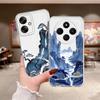 Soft Phone Cover Case for Xiaomi Poco X3 Pro X3 NFC Mountains Waters Art