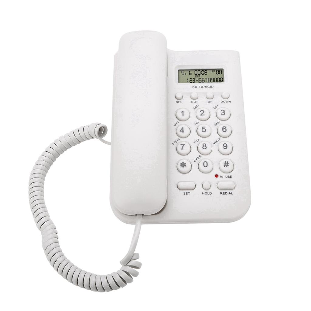 Home Hotel Wired Desktop Wall Phone Office Landline Telephone