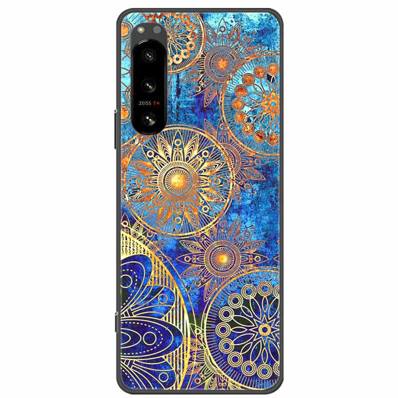 Pro Sony Xperia 5 / 5 II / 5 III Pouzdro TPU Měkký Silikon Nárazuvzdorná Pouzdra pro Sony Xperia 5 III Kryt Telefonu 5II 5III Vlk Lvi