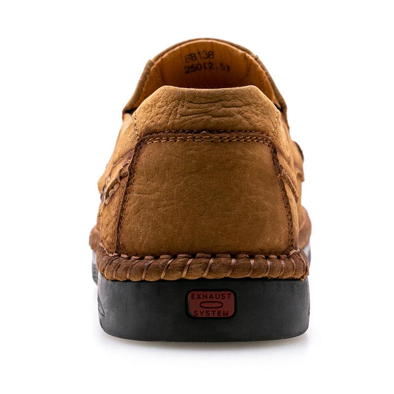 Herren Echtleder Freizeitschuhe Slipper Herren Loafer Outdoor Mokassins Atmungsaktive Schuhe Rindsleder Business Formelle Schuhe