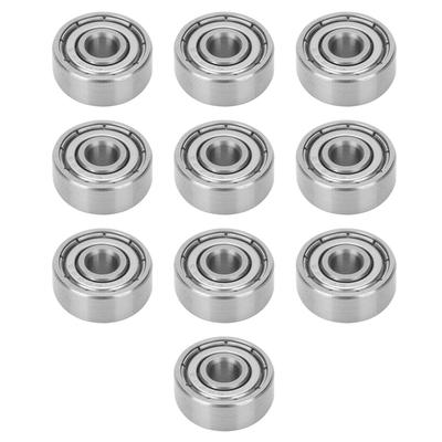 10 ADET S624ZZ 4x13x5mm Paslanmaz Çelik Bilyalı Rulmanlar Longboard Paten Parçaları için