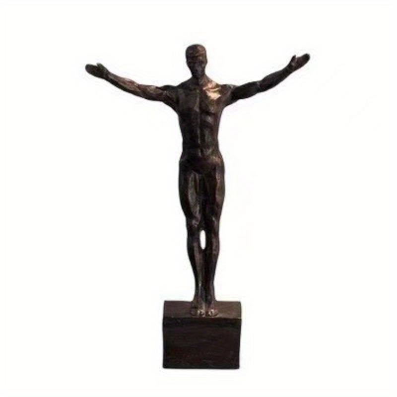 1 Pièce Style Industriel Rétro Américain Décoration Murale de Fond Pendentif Figure d'Escalade