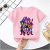 Summer Kpop Demon Hunters Print Graphic Tshirt Kids Clothes 2026 Movie T Shirt Girls Boys Short Sleeve Tops Comfortable T-shirt