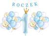 First Birthday Set Balloons Banner Blue 1 Set