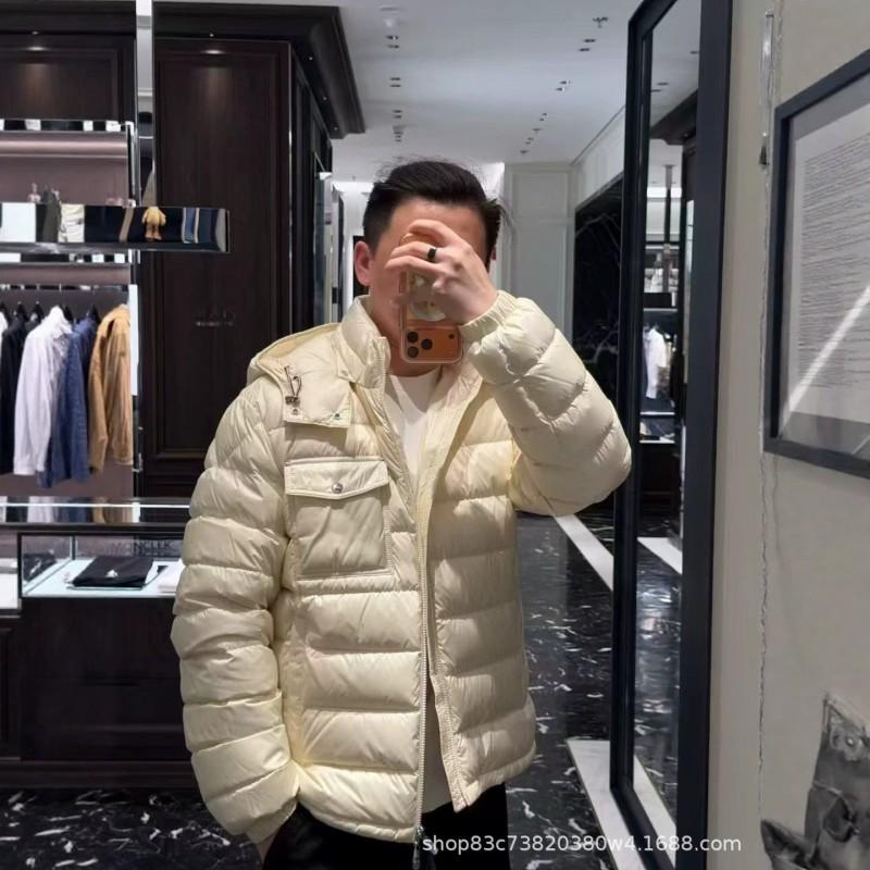 Maya Couple Puffer Jacket Men Women Winter Down Coat Streetwear Hooded Zip Up Top Warm Outdoor Sports