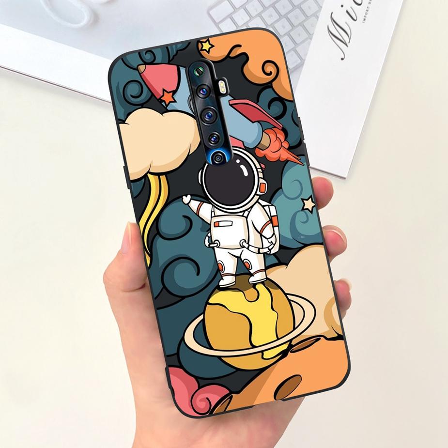 For Oppo Reno 2 Case Reno 2F 2Z Cute Fashion Cartoon Cover Soft Silicone Phone Cases For Oppo Reno2 F Z Reno 2Z 2F Reno2F Bumper
