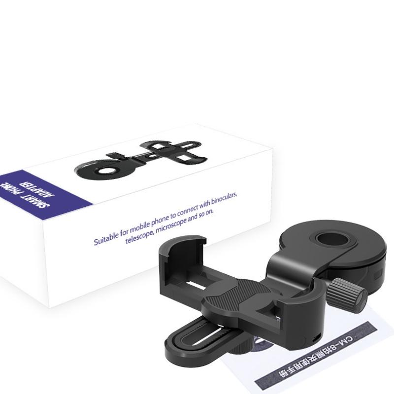 Upgrade Universal Cell Phone Adapter Bracket Clip Mount Soft Rubber Material for Binocular Monocular Spotting Scope Telescope