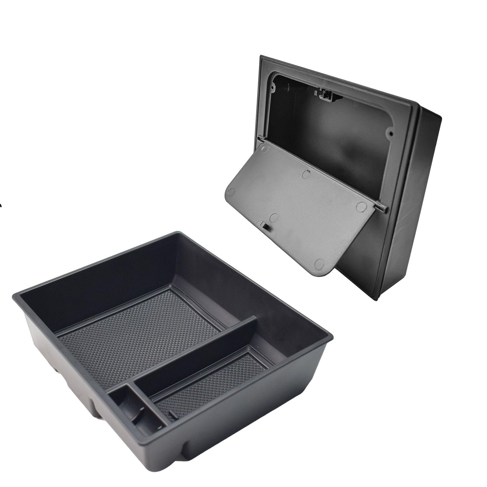 

2PCS Center Console Organizer Tray Hidden Box Storage For 2025 Toyota 4Runner Armrest Storage Hidden Box Interior Secondary Tray