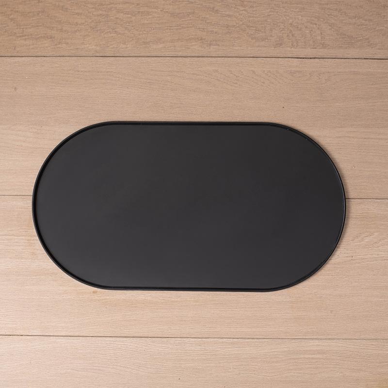 Multi-Functional Pet Feeding Mat-Easy to Clean Durable Surface for Wet/Dry with Non-Slip Raised Edges to Prevent Spills Home Use