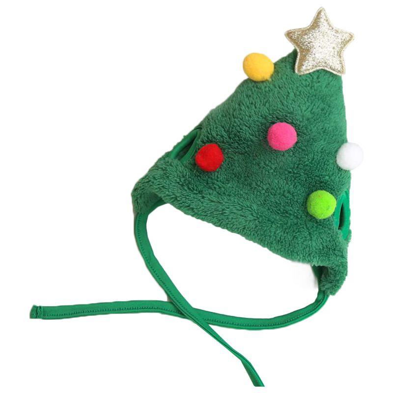 Adorável Conjunto de Chapéu de Natal e Toalha de Saliva para Cães e Gatos Para Celebrações Festivas de Animais de Estimação