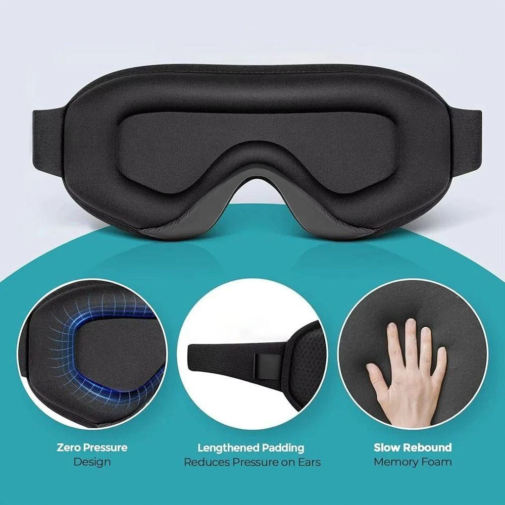 Breathable Sleeping Eye Mask Memory Foam Travel Eye Mask Portable 3D Eye Mask Office