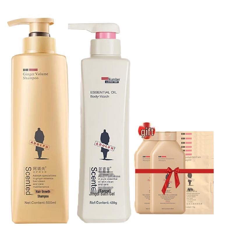 

Adolph Ginger Anti-Hair Loss Shampoo & Classic Shower Gel Set