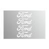 AKN1 4pcs Car Door Handle Decals Auto Mirrors Wiper Stickers For Ford Kuga Transit Ecosport Mustang Mondeo Explorer Edge Focus Fiesta