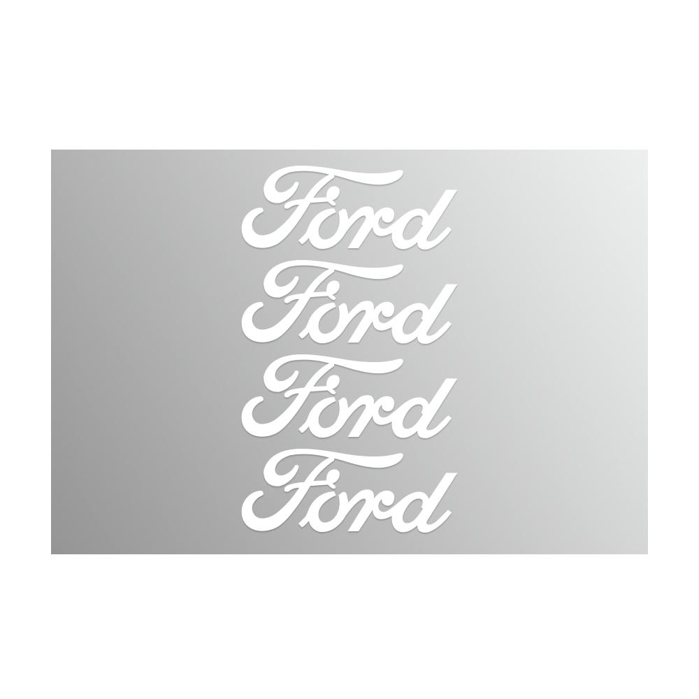 AKN1 4pcs Car Door Handle Decals Auto Mirrors Wiper Stickers For Ford Kuga Transit Ecosport Mustang Mondeo Explorer Edge Focus Fiesta