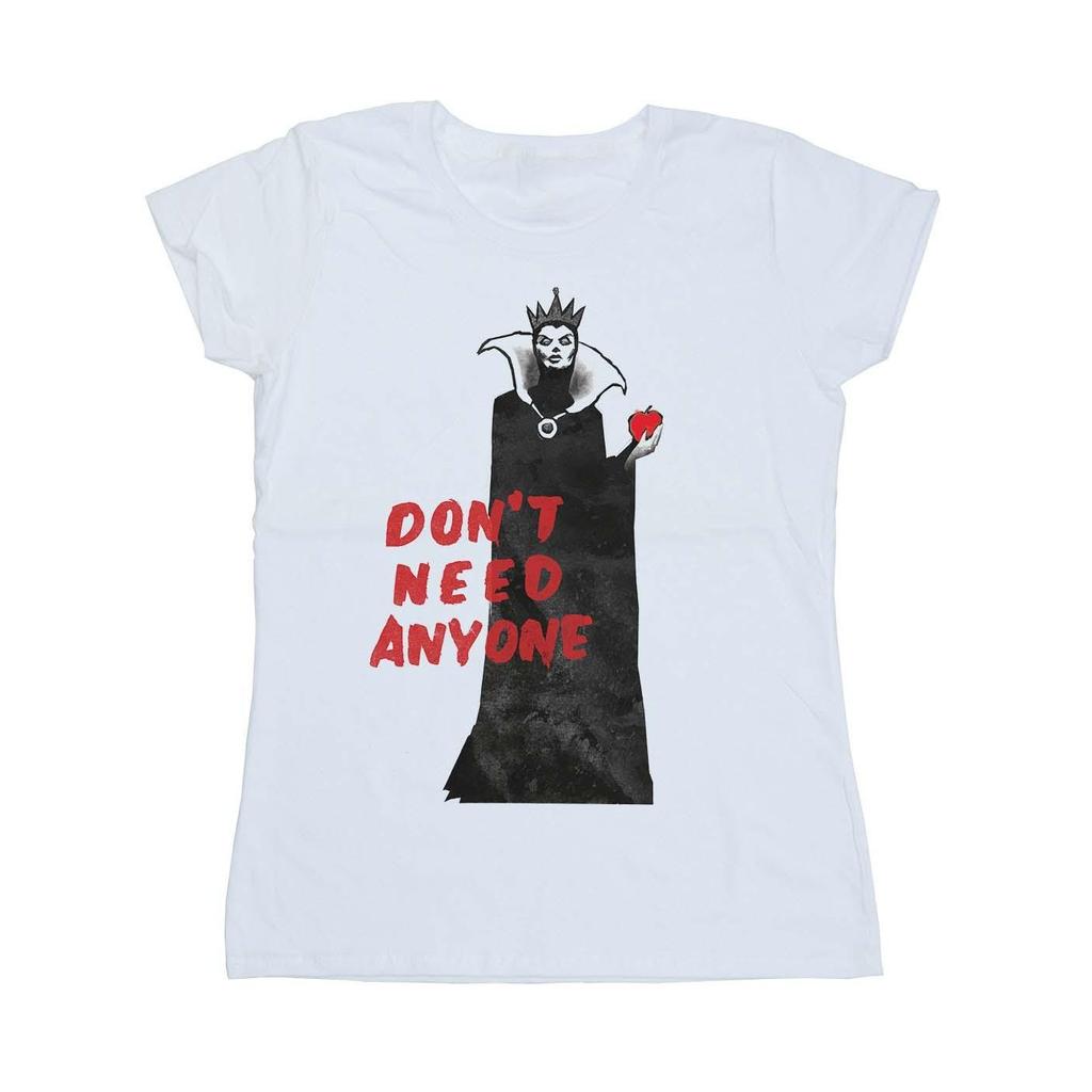 Disney Womens/Ladies Villains Don´t Need Anyone Cotton T-Shirt