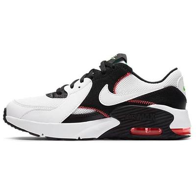 Air Max Excee Branco Preto Crimson Flash Sapatos para Crianças Grandes CD6894-106