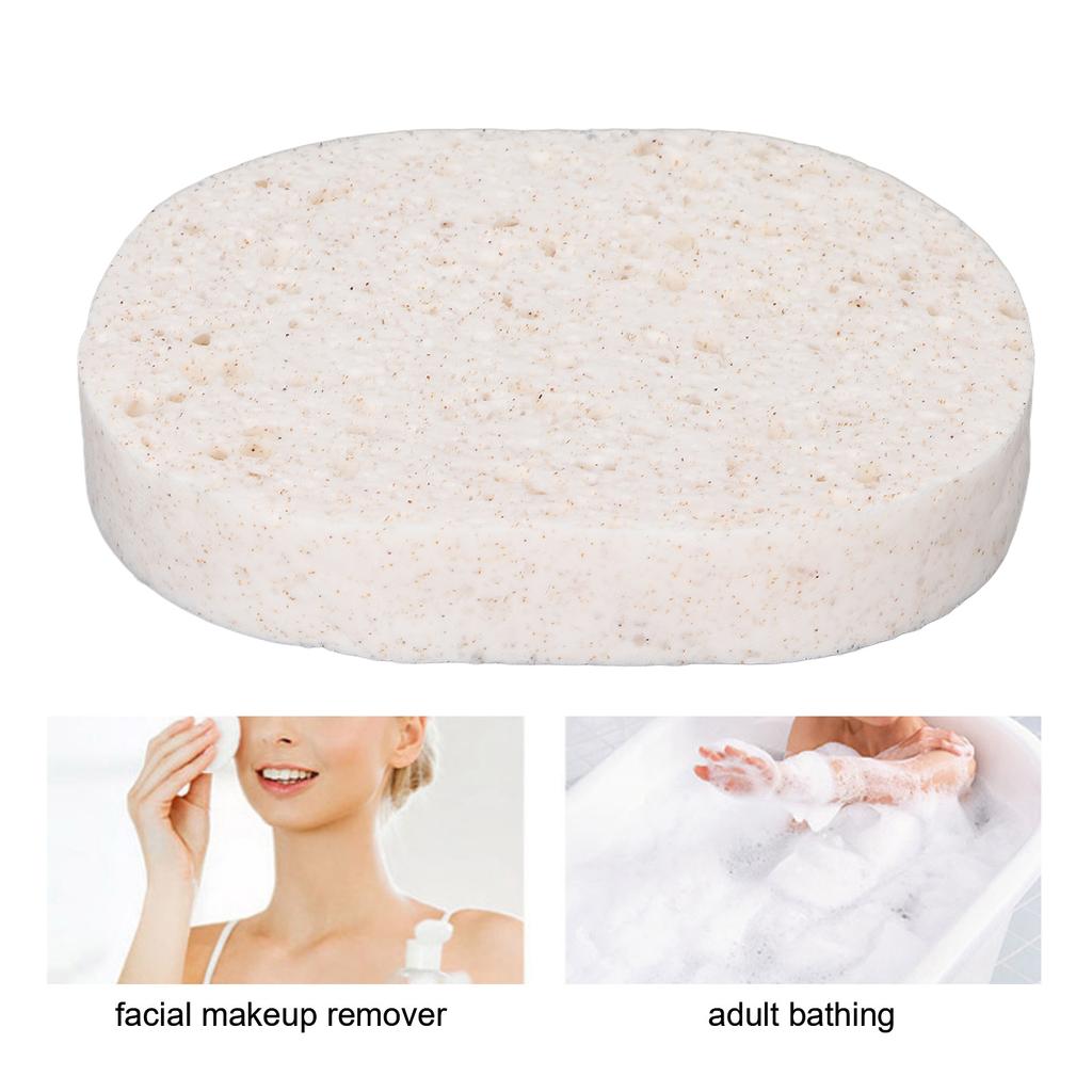 2pcs Compressed Facial Sponge Exfoliating Wash Cosmetic Face Sponge Pad for Facial Deep Cleansing