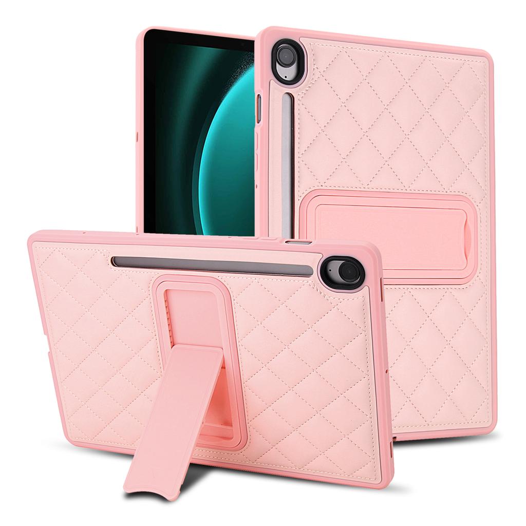 Luxury Leather for Samsung Tab Stand Case S10 Lite S9 FE S6 Lite A11 A9 Plus FE A8 A7 Lite Case Kickstand Cover