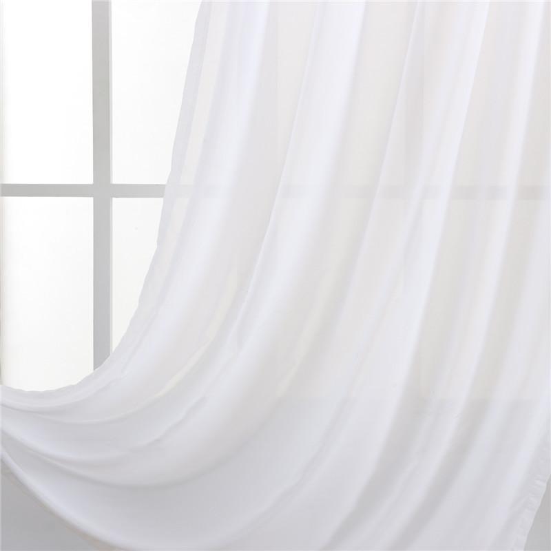 Simple Curtain Fabric Finished Product, Linen Plain Curtain, Living Room Bedroom Blackout Curtain Finished Product
