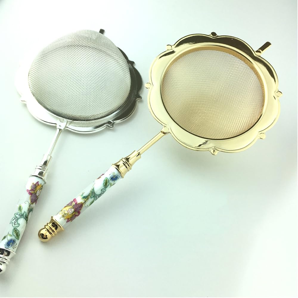 Minton Haddon Hall Tea Strainer Silver Finish Stainless Steel Kitchen Tool