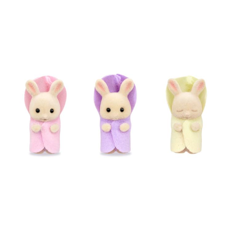[Sylvanian] 5707-Milk Rabbit Triplets’ Bath Play Set