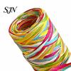 Raffia Ribbon for Bow Tie Decorations Colorful Packaging String, Flexible Paper Twine Floral Bundling Multi Color Holiday Rope, Multi-color Mixed Cord