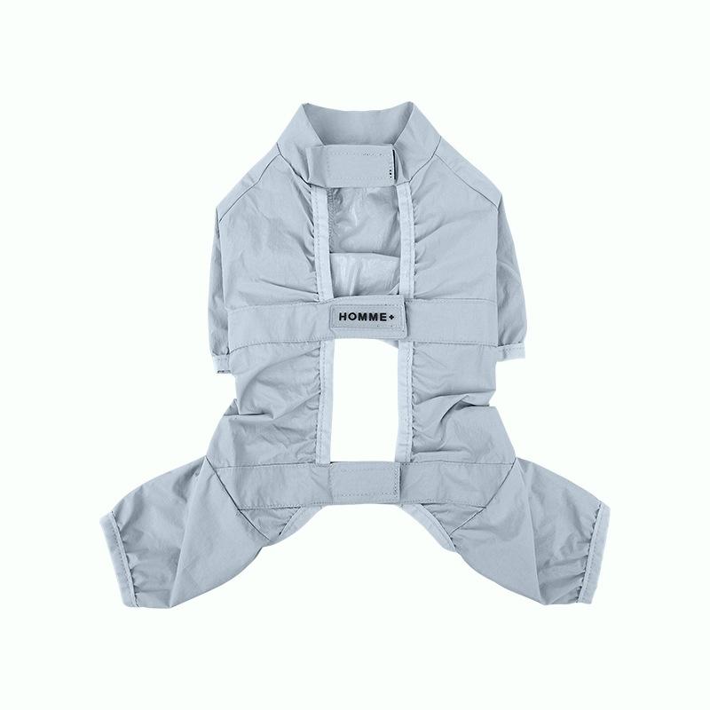 Pet summer anti-dirty four-legged pants thin go out rainy days waterproof leg guards dust pants clothes puppy breathable