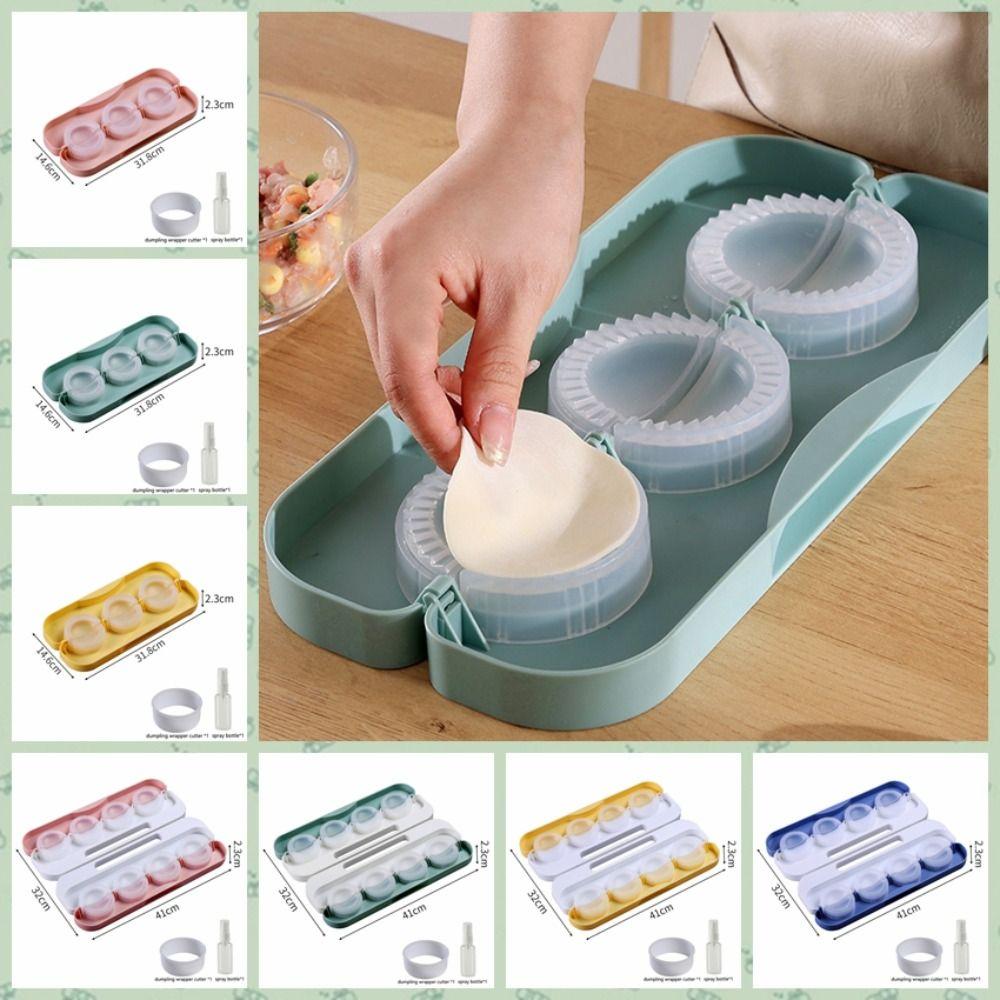 

Plastic Dumpling Mold Hand Press Pie Tool Household Dumpling Maker Dough