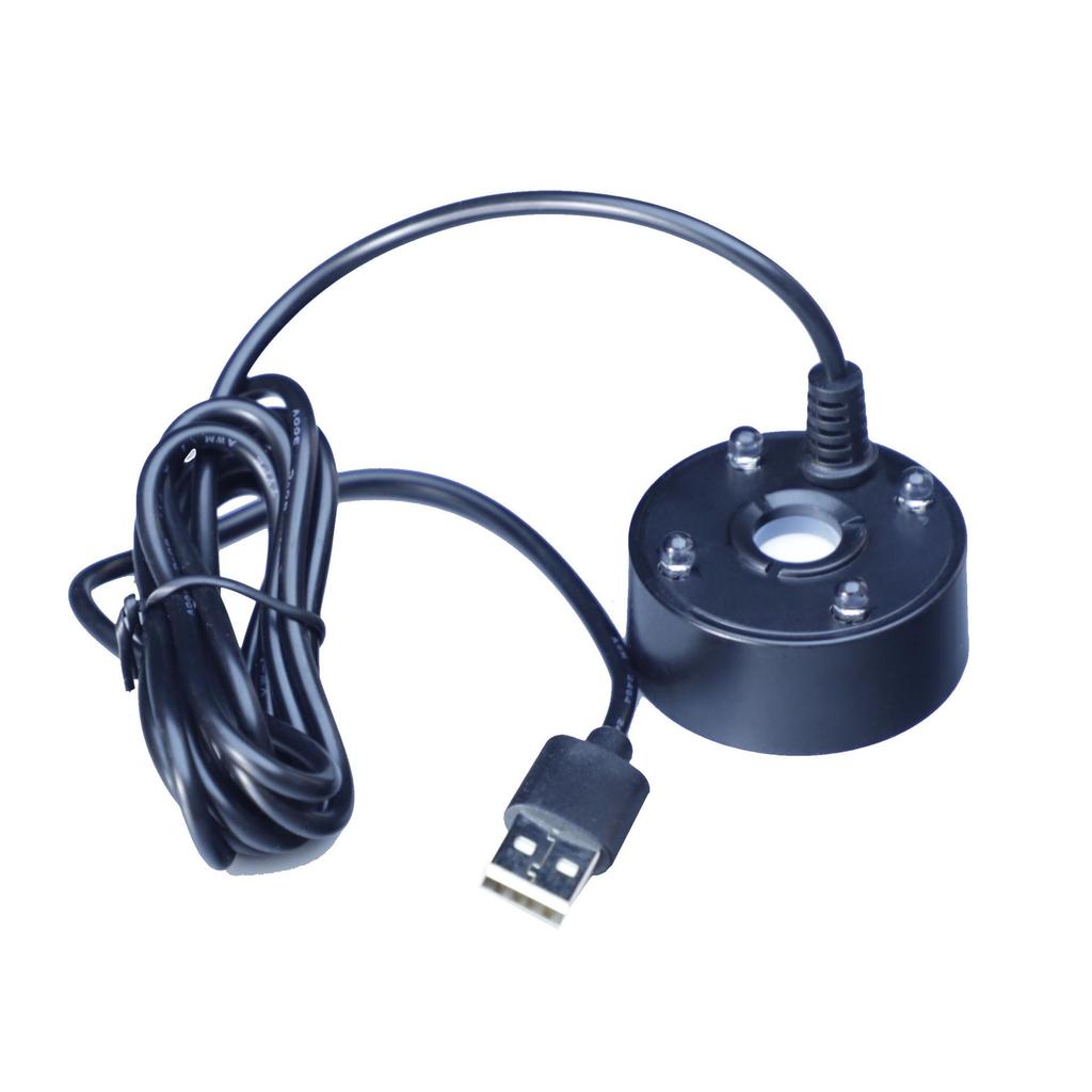 5V USB Ultraschall Felslandschaft Bonsai Luftbefeuchter mit 4 Lichtern und 20mm großem Nebelzerstäuber.