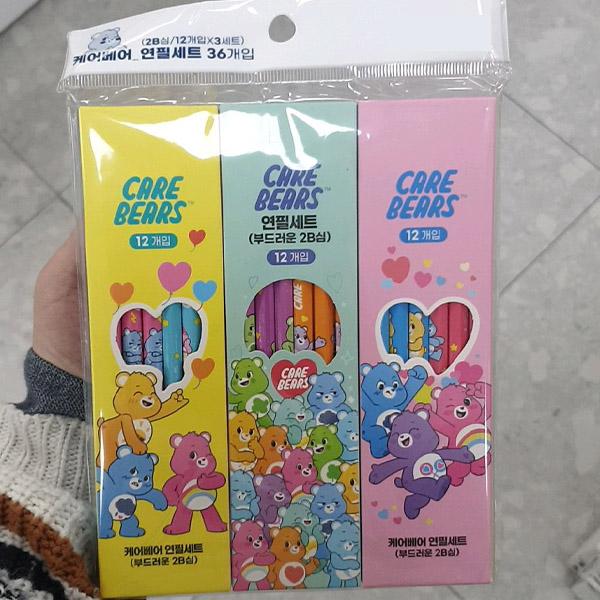 Care Bear Pencil Set 2B 12pcs x 3sets
