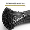 Eco-Friendly Nylon Cable Ties - Industrial-Grade, Various Sizes (3x100/150/200mm), Ideal for Bundling and Securing