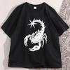 Y2K Scorpion T Shirt Unisex Women Y2k Graphic Tees Funny Cotton Short Sleeve Round Neck Tshirt Women Streetwear High Quality Tops