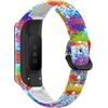 Silicone Strap for Samsung Galaxy Fit 2 SM-R220, Colorful Print