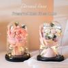 Preserved Rose Bouquet In Glass Dome
