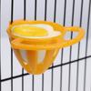 3Pcs Birds Feeder Basket Easy Fill Parrot Feeder Fruit Vegetable Holder Basket Perch Stand for Birdcages Pet Feeding