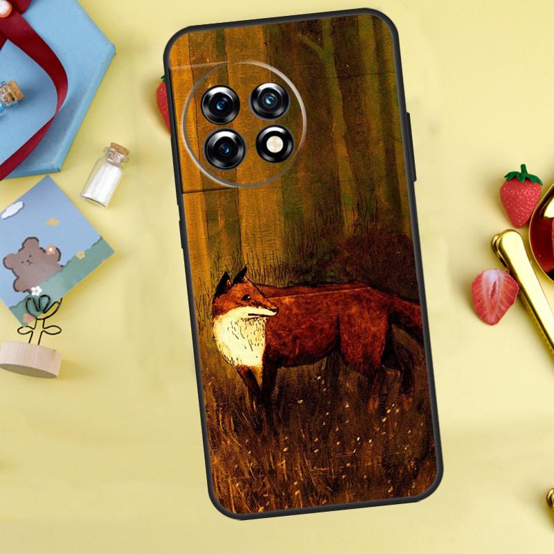 

Winter Fox Foxes Case For OnePlus Nord 5 CE 2 3 4 Lite N20 N30 OnePlus 10T 12R 13R 13T 10 11 12 13 15 Cover OnePlus Nord N30