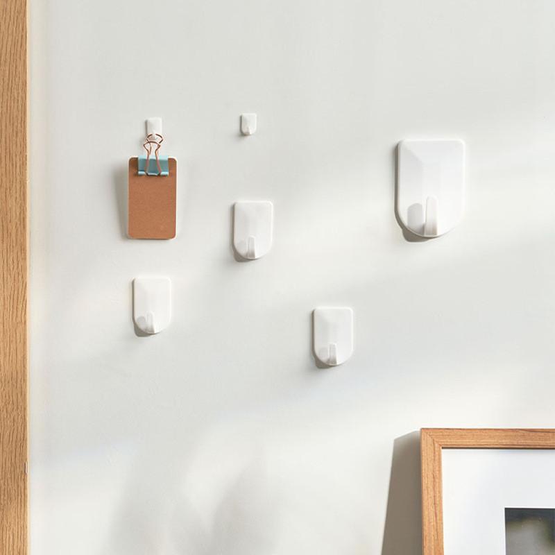 Abs Wall Adhesive Hooks Heavy Duty For Kitchen Bathroom Storage Tool Durable