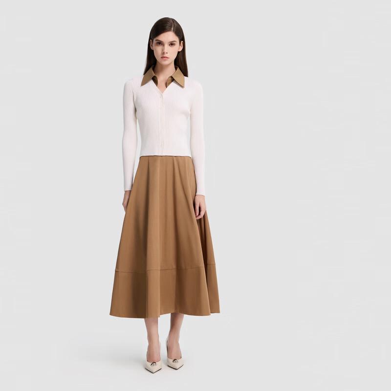 ELLASSAY A-Line Midi Skirt S