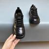 Spring top leather shoes for men's casual leather business formal wear anti slip men's shoes
