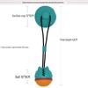 Dog Suction Cup Chew Toy: Sounding Pull Ball & Food Dispensing for Puppies
